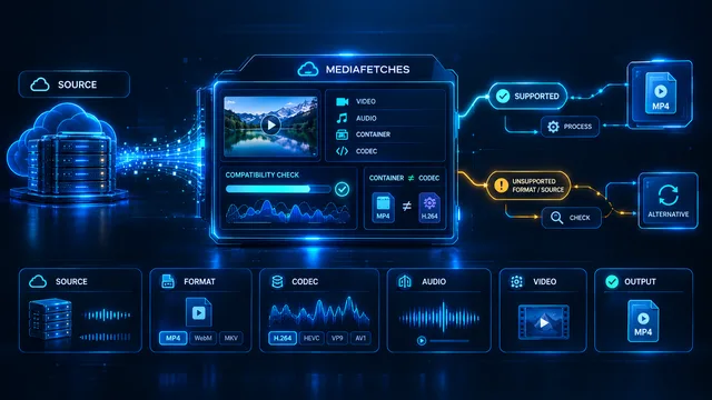 Unsupported video format and source explanation