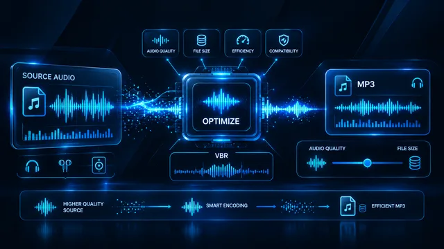 MP3 audio quality and file size optimization